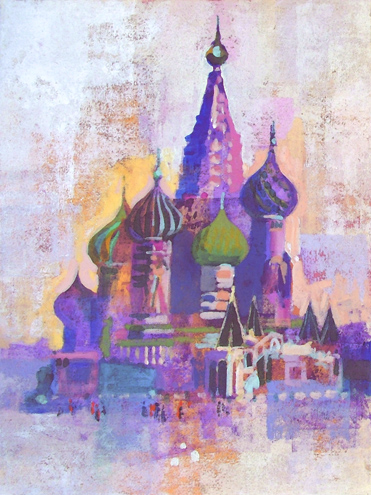 ST BASILS MOSCOW by Colin Ruffell