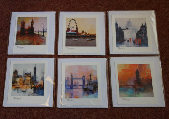 6 London Cards by CR